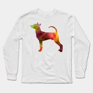 Taiwan Dog in watercolor Long Sleeve T-Shirt